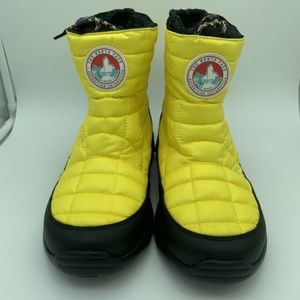 northface yellow boots